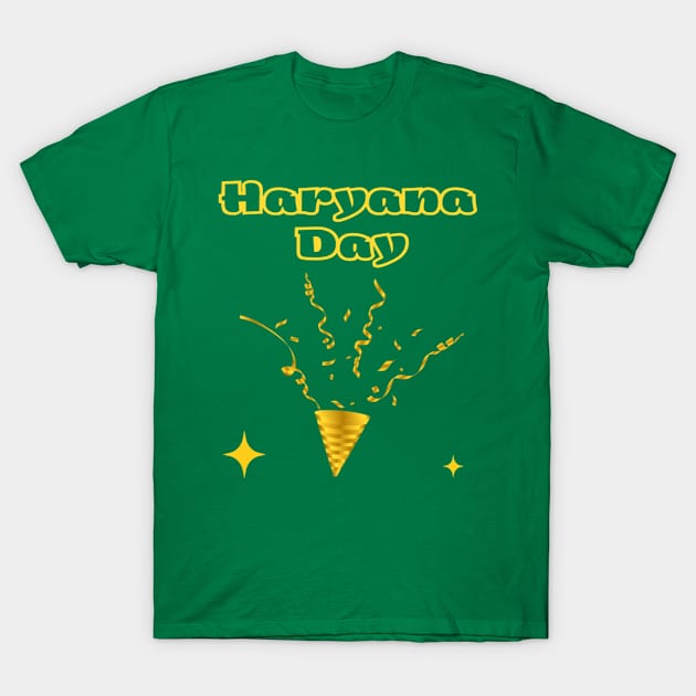 Indian Festivals - Haryana Day T-Shirt by Bharat Parv